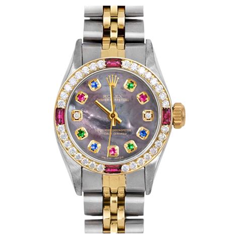 rolex perpetual rainbow|rainbow rolex for sale.